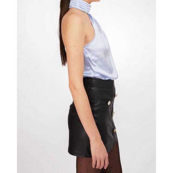 NEW GENERATION LOVE rosario blouse in blue opal - Picture 2 of 3